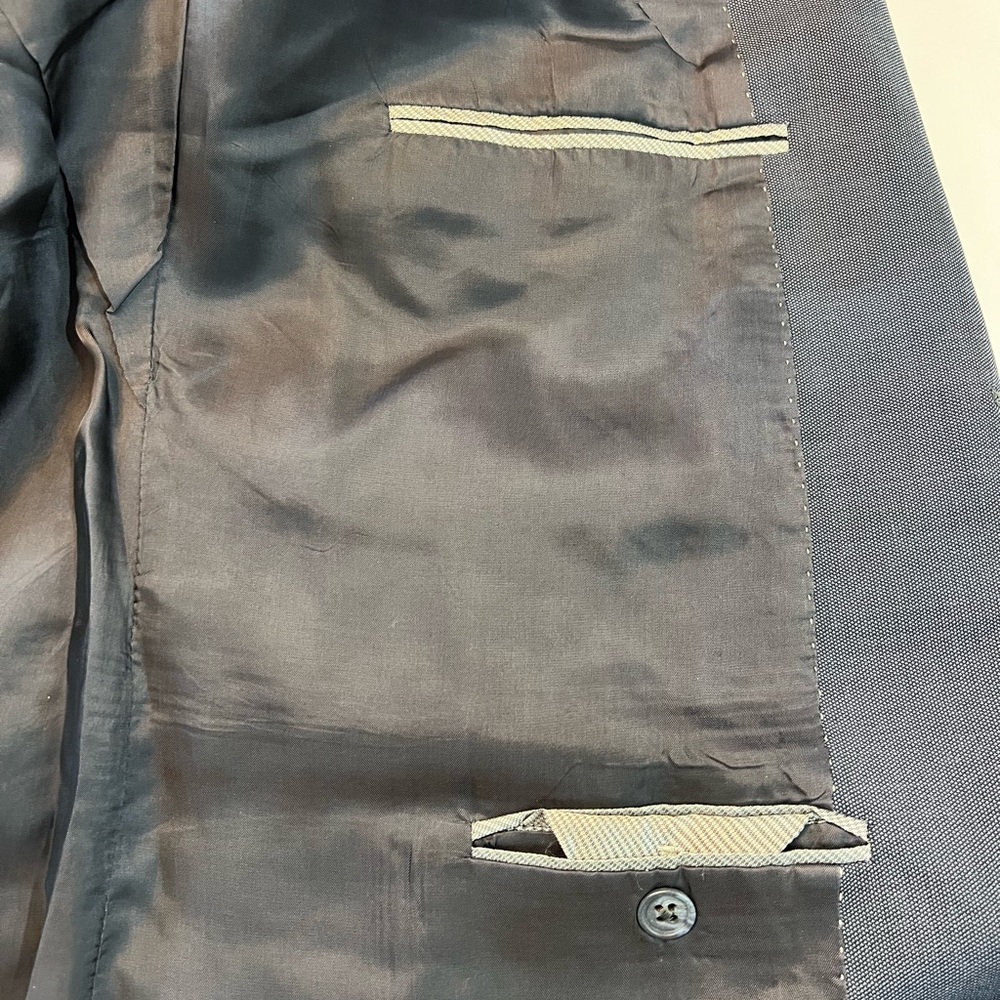 Joseph Abboud Gray Sport Coat with Notched Lapels - Picture 8 of 9